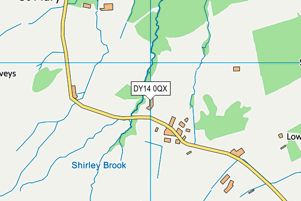 DY14 0QX map - OS VectorMap District (Ordnance Survey) DY14 0QX map - OS VectorMap District (Ordnance Survey)