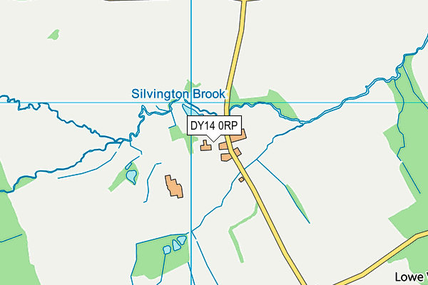 DY14 0RP map - OS VectorMap District (Ordnance Survey) DY14 0RP map - OS VectorMap District (Ordnance Survey)
