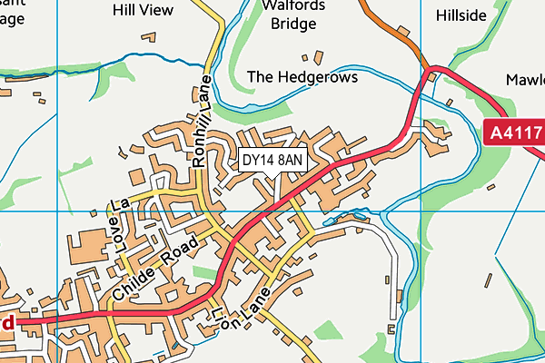 DY14 8AN map - OS VectorMap District (Ordnance Survey) DY14 8AN map - OS VectorMap District (Ordnance Survey)