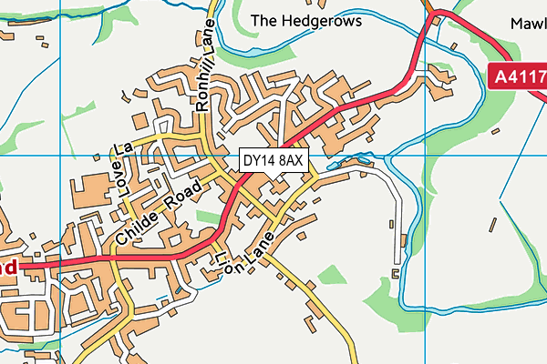 DY14 8AX map - OS VectorMap District (Ordnance Survey) DY14 8AX map - OS VectorMap District (Ordnance Survey)