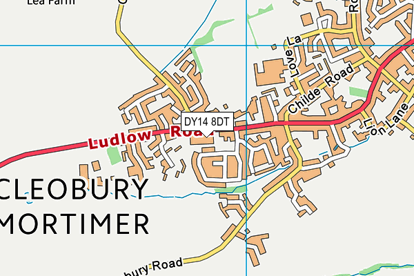 DY14 8DT map - OS VectorMap District (Ordnance Survey) DY14 8DT map - OS VectorMap District (Ordnance Survey)