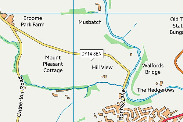 DY14 8EN map - OS VectorMap District (Ordnance Survey) DY14 8EN map - OS VectorMap District (Ordnance Survey)