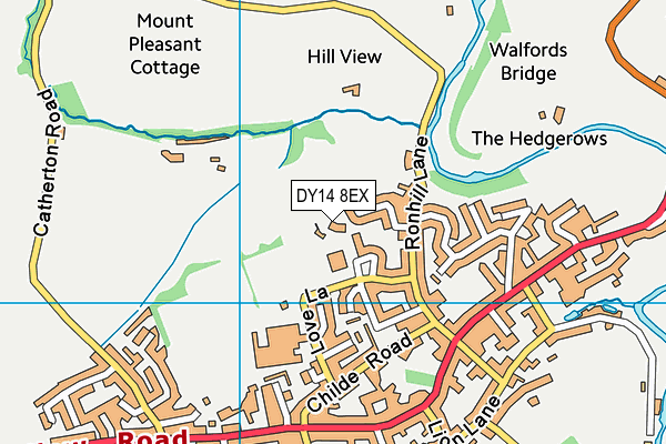 DY14 8EX map - OS VectorMap District (Ordnance Survey) DY14 8EX map - OS VectorMap District (Ordnance Survey)