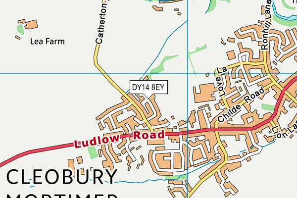 DY14 8EY map - OS VectorMap District (Ordnance Survey) DY14 8EY map - OS VectorMap District (Ordnance Survey)
