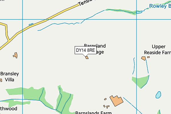DY14 8RE map - OS VectorMap District (Ordnance Survey) DY14 8RE map - OS VectorMap District (Ordnance Survey)