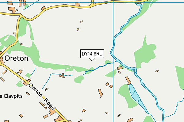 DY14 8RL map - OS VectorMap District (Ordnance Survey) DY14 8RL map - OS VectorMap District (Ordnance Survey)