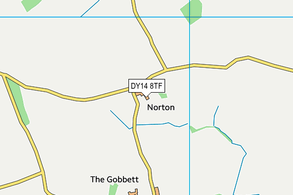 DY14 8TF map - OS VectorMap District (Ordnance Survey) DY14 8TF map - OS VectorMap District (Ordnance Survey)