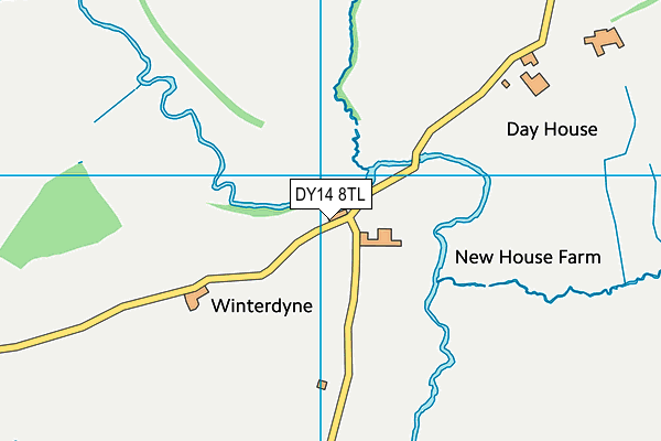DY14 8TL map - OS VectorMap District (Ordnance Survey) DY14 8TL map - OS VectorMap District (Ordnance Survey)