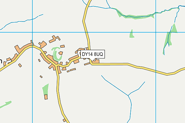 DY14 8UQ map - OS VectorMap District (Ordnance Survey) DY14 8UQ map - OS VectorMap District (Ordnance Survey)