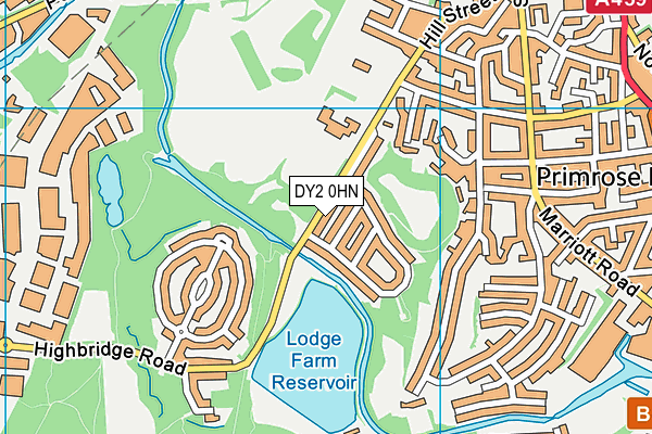 DY2 0HN map - OS VectorMap District (Ordnance Survey) DY2 0HN map - OS VectorMap District (Ordnance Survey)