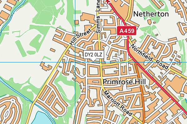 DY2 0LZ map - OS VectorMap District (Ordnance Survey) DY2 0LZ map - OS VectorMap District (Ordnance Survey)