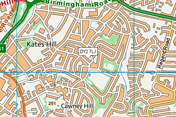 DY2 7LJ map - OS VectorMap District (Ordnance Survey) DY2 7LJ map - OS VectorMap District (Ordnance Survey)