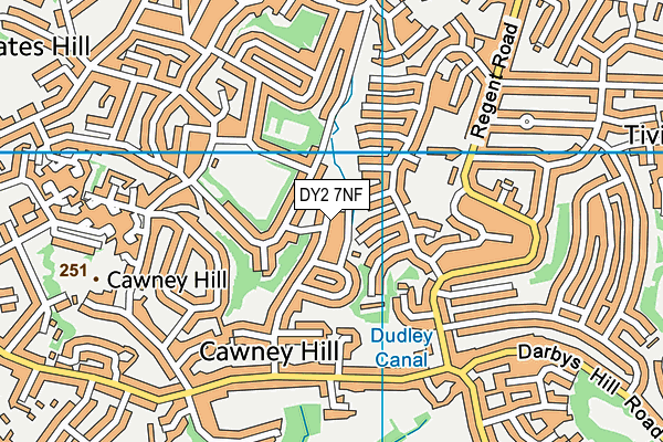 DY2 7NF map - OS VectorMap District (Ordnance Survey) DY2 7NF map - OS VectorMap District (Ordnance Survey)