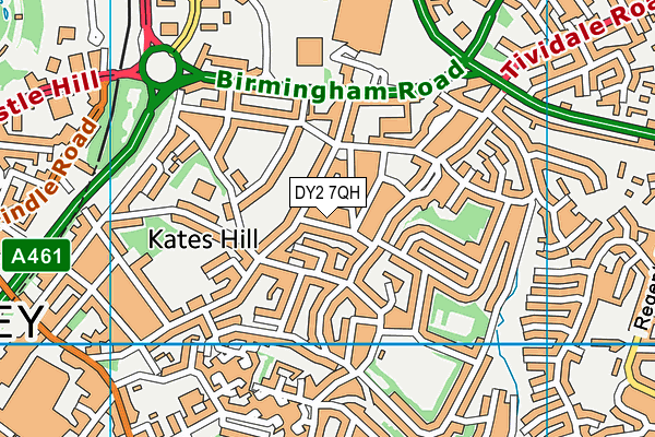 DY2 7QH map - OS VectorMap District (Ordnance Survey) DY2 7QH map - OS VectorMap District (Ordnance Survey)