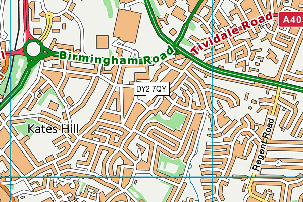 DY2 7QY map - OS VectorMap District (Ordnance Survey) DY2 7QY map - OS VectorMap District (Ordnance Survey)