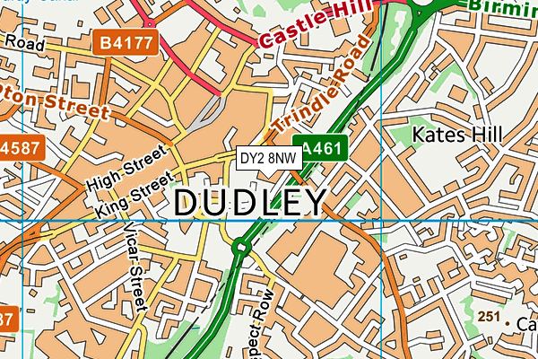DY2 8NW map - OS VectorMap District (Ordnance Survey) DY2 8NW map - OS VectorMap District (Ordnance Survey)