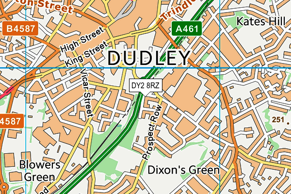 DY2 8RZ map - OS VectorMap District (Ordnance Survey) DY2 8RZ map - OS VectorMap District (Ordnance Survey)