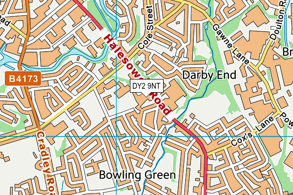 DY2 9NT map - OS VectorMap District (Ordnance Survey) DY2 9NT map - OS VectorMap District (Ordnance Survey)