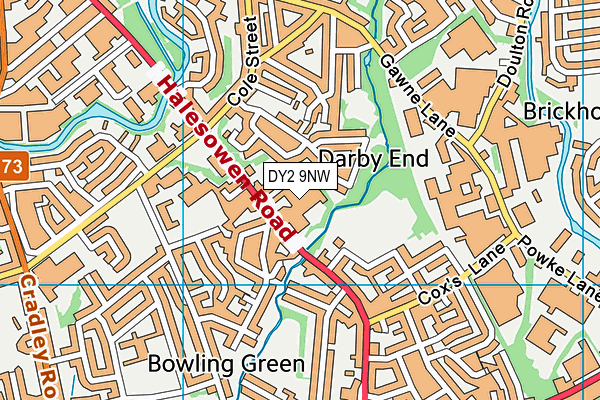 DY2 9NW map - OS VectorMap District (Ordnance Survey) DY2 9NW map - OS VectorMap District (Ordnance Survey)