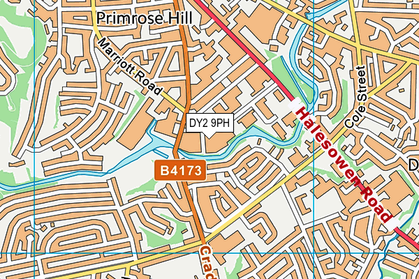 DY2 9PH map - OS VectorMap District (Ordnance Survey) DY2 9PH map - OS VectorMap District (Ordnance Survey)