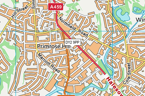 DY2 9PP map - OS VectorMap District (Ordnance Survey) DY2 9PP map - OS VectorMap District (Ordnance Survey)
