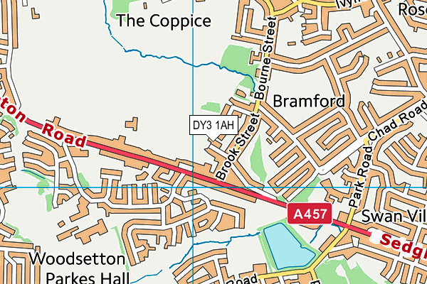 DY3 1AH map - OS VectorMap District (Ordnance Survey) DY3 1AH map - OS VectorMap District (Ordnance Survey)