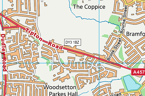 DY3 1BZ map - OS VectorMap District (Ordnance Survey) DY3 1BZ map - OS VectorMap District (Ordnance Survey)