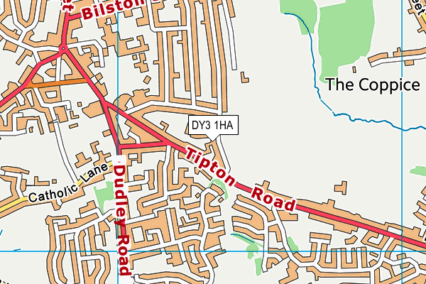 DY3 1HA map - OS VectorMap District (Ordnance Survey) DY3 1HA map - OS VectorMap District (Ordnance Survey)