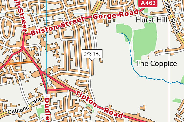 DY3 1HJ map - OS VectorMap District (Ordnance Survey) DY3 1HJ map - OS VectorMap District (Ordnance Survey)