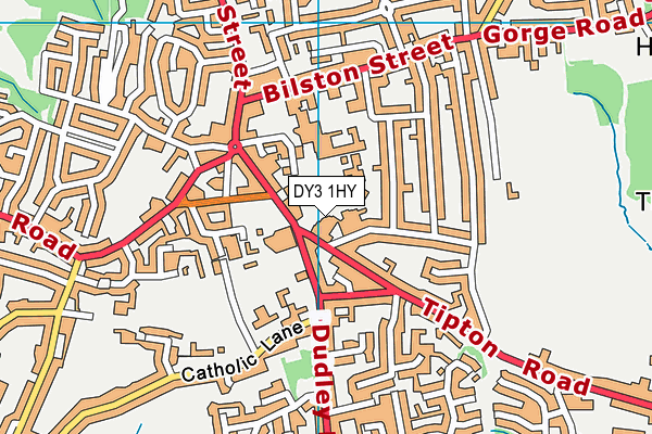 DY3 1HY map - OS VectorMap District (Ordnance Survey) DY3 1HY map - OS VectorMap District (Ordnance Survey)