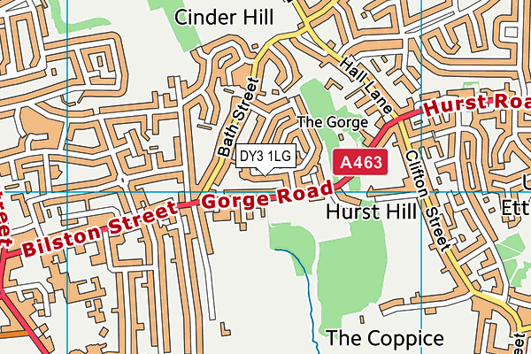 DY3 1LG map - OS VectorMap District (Ordnance Survey) DY3 1LG map - OS VectorMap District (Ordnance Survey)