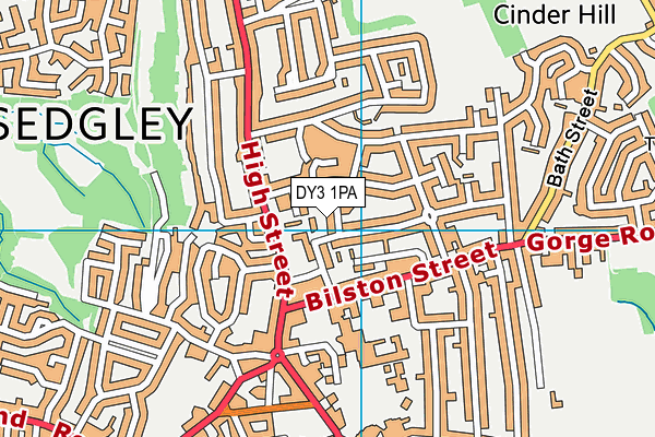 DY3 1PA map - OS VectorMap District (Ordnance Survey) DY3 1PA map - OS VectorMap District (Ordnance Survey)