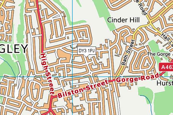 DY3 1PJ map - OS VectorMap District (Ordnance Survey) DY3 1PJ map - OS VectorMap District (Ordnance Survey)