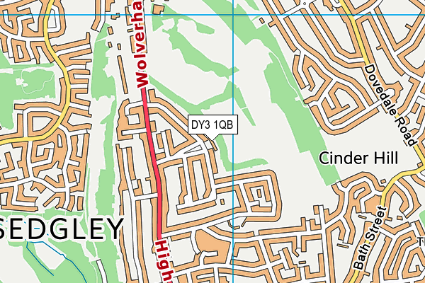 DY3 1QB map - OS VectorMap District (Ordnance Survey) DY3 1QB map - OS VectorMap District (Ordnance Survey)