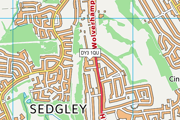 DY3 1QU map - OS VectorMap District (Ordnance Survey) DY3 1QU map - OS VectorMap District (Ordnance Survey)