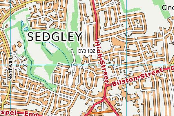 DY3 1QZ map - OS VectorMap District (Ordnance Survey) DY3 1QZ map - OS VectorMap District (Ordnance Survey)