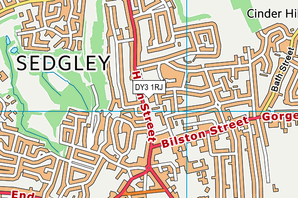 DY3 1RJ map - OS VectorMap District (Ordnance Survey) DY3 1RJ map - OS VectorMap District (Ordnance Survey)