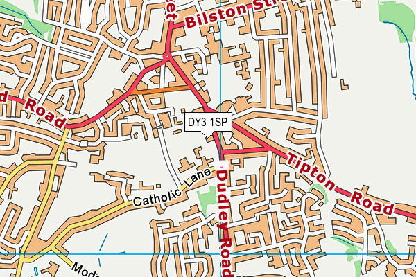 DY3 1SP map - OS VectorMap District (Ordnance Survey) DY3 1SP map - OS VectorMap District (Ordnance Survey)
