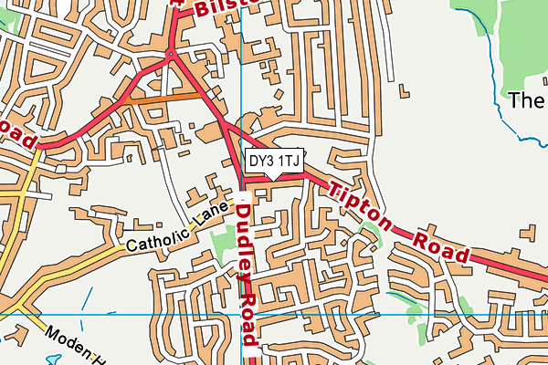 DY3 1TJ map - OS VectorMap District (Ordnance Survey) DY3 1TJ map - OS VectorMap District (Ordnance Survey)
