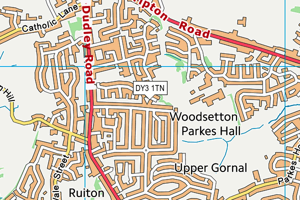 DY3 1TN map - OS VectorMap District (Ordnance Survey)