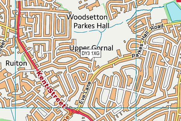 DY3 1XG map - OS VectorMap District (Ordnance Survey) DY3 1XG map - OS VectorMap District (Ordnance Survey)