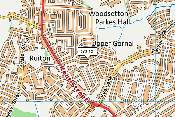 DY3 1XL map - OS VectorMap District (Ordnance Survey) DY3 1XL map - OS VectorMap District (Ordnance Survey)
