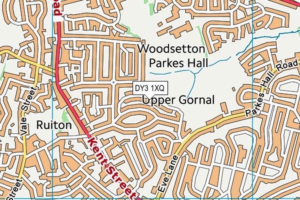 DY3 1XQ map - OS VectorMap District (Ordnance Survey)
