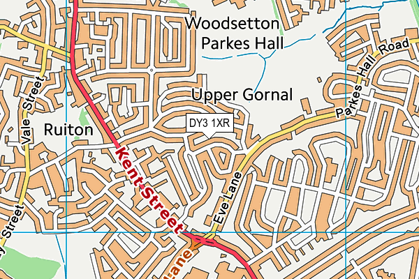 DY3 1XR map - OS VectorMap District (Ordnance Survey) DY3 1XR map - OS VectorMap District (Ordnance Survey)
