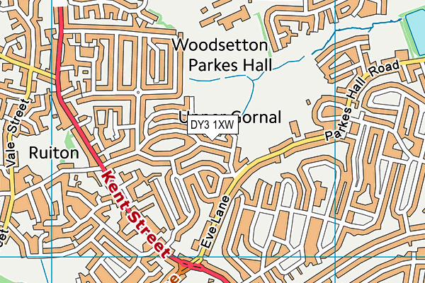 DY3 1XW map - OS VectorMap District (Ordnance Survey) DY3 1XW map - OS VectorMap District (Ordnance Survey)