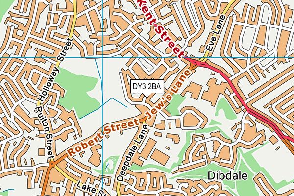 DY3 2BA map - OS VectorMap District (Ordnance Survey) DY3 2BA map - OS VectorMap District (Ordnance Survey)