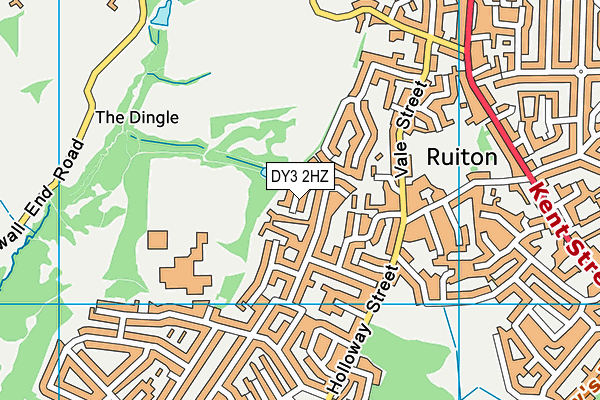 DY3 2HZ map - OS VectorMap District (Ordnance Survey) DY3 2HZ map - OS VectorMap District (Ordnance Survey)
