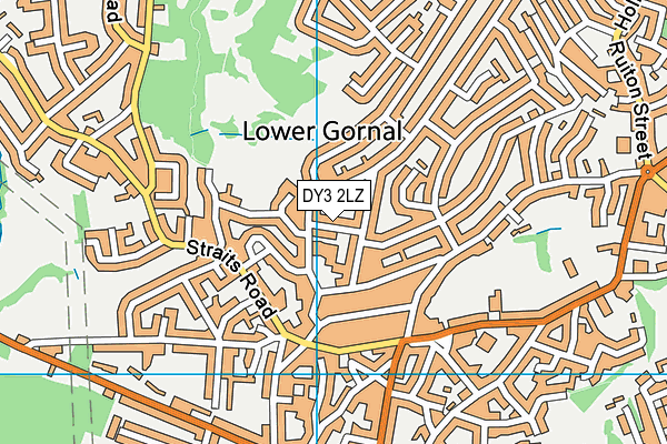 DY3 2LZ map - OS VectorMap District (Ordnance Survey) DY3 2LZ map - OS VectorMap District (Ordnance Survey)