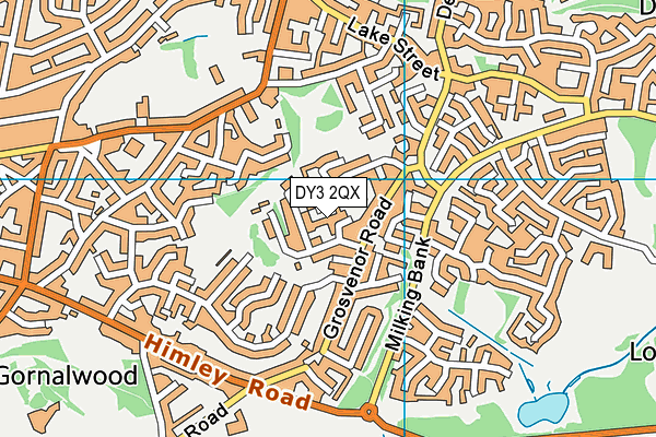 DY3 2QX map - OS VectorMap District (Ordnance Survey) DY3 2QX map - OS VectorMap District (Ordnance Survey)