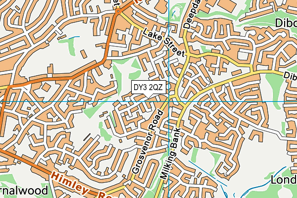 DY3 2QZ map - OS VectorMap District (Ordnance Survey) DY3 2QZ map - OS VectorMap District (Ordnance Survey)